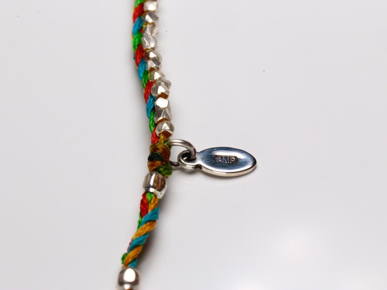 Silver Beads Rainbow Bracelet(short)