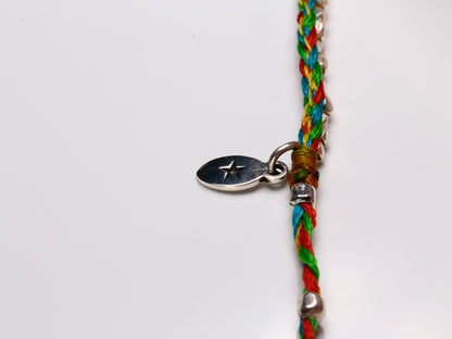 Silver Beads Rainbow Bracelet(short)